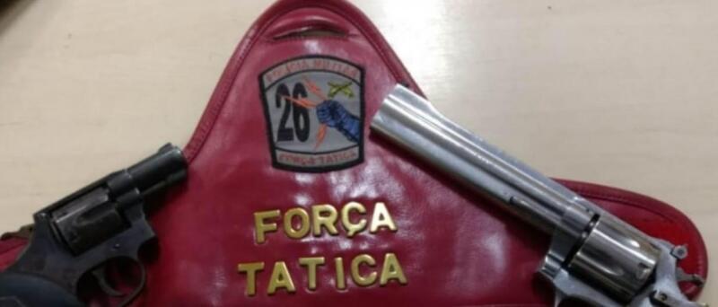 As armas apreendidas foram encaminhadas para perícia (Foto: Divulgação)
