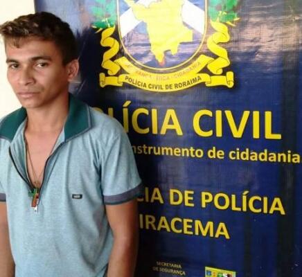 Josiel Morais da Silva, vulgo “Grilo”, foi preso e confessou o crime (Foto: Divulgação/Polícia Civil)