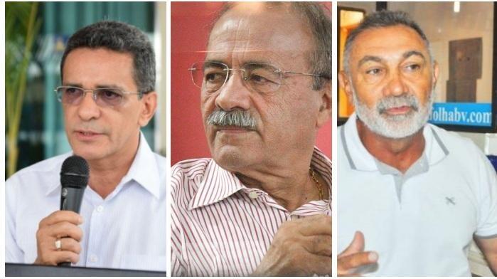 Mecias de Jesus e Chico Rodrigues assumem cadeira no Senado no próximo ano; Telmário ainda tem quatro anos de mandato (Foto: Arquivo/Folha BV)