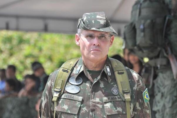 O general de Brigada Márcio Bessa Campos, novo comandante da 1ª Brigada de Infantaria de Selva.  (Foto: Diane Sampaio/ Folha BV)