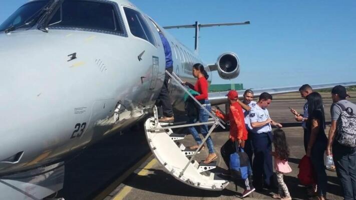 Mais de 700 imigrantes serão encaminhados essa semana para outras cidades do país (Foto: Major Tássio de Oliveira/Operação Acolhida)