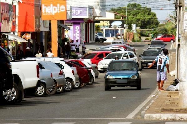 A Zona Azul disponibilizará 1.600 vagas em 12 ruas e avenidas do Centro. (Foto: Priscilla Torres/FolhaBV)