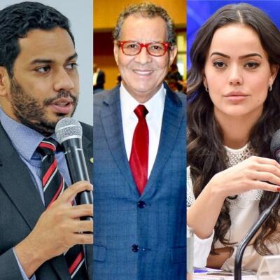 Deputados federais Jhonatan de Jesus, Haroldo Cathedral e Shéridan não confirmaram a pré-candidatura e falaram em foco nas atividades em Brasília (Foto: Arquivo/Folha BV)
