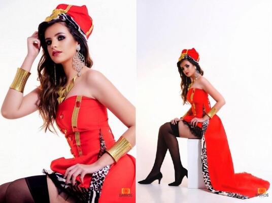A bela Djoyana Queiroz representando o concurso(Foto: Williamss Barros Fotografia)