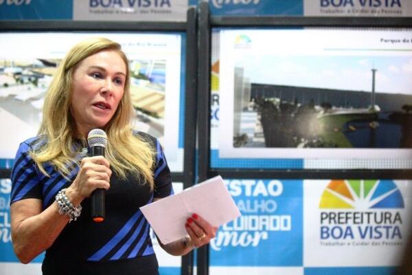 Prefeita Teresa Surita deu detalhes de como serão os trabalhos da última fase em coletiva de imprensa (Foto: Priscilla Torres/FolhaBV)