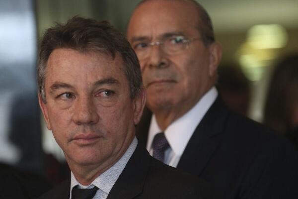 O governador Antônio Denarium se encontrou com membros da subcomissão do Senado que trata da crise migratória (Foto: Antonio Cruz/Agência Brasil)