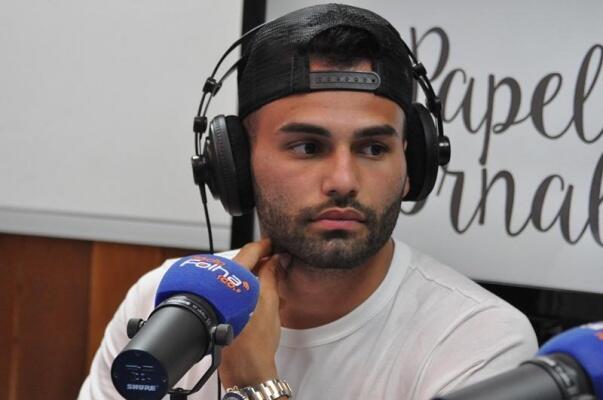 O jogador Thiago Maia vai participar do programa Folha Sports, da Rádio Folha 100.3 (Foto: Diane Sampaio/Folhabv)