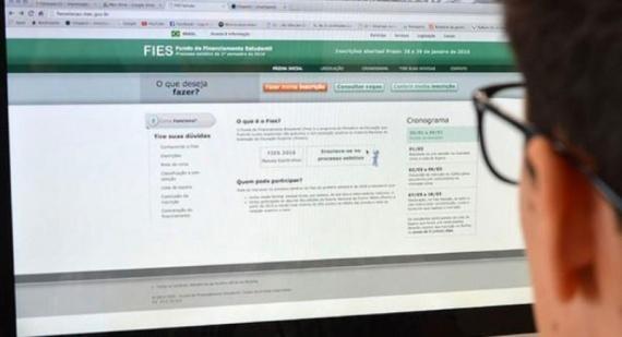 As inscrições podem ser feitas no Sistema de Seleção do Fies