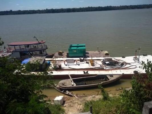 Balsa de seu Niko Senna realizou o serviço em fevereiro deste ano (Foto: Divulgação)