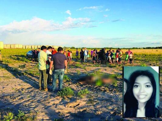 O corpo, com sinais de violência, estava numa área próxima ao Residencial Vila Jardim (Foto: Aldenio Soares)