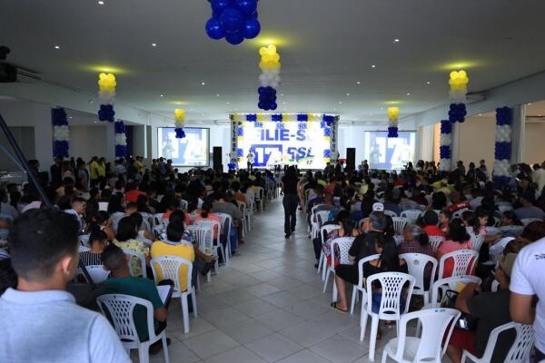 Mais de mil pessoas acompanharam duas palestras promovidas durante evento de filiação do PSL (Foto: Divulgação)