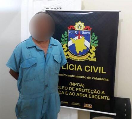 O homem foi preso após investigações confirmarem o crime (Foto: Polícia Civil )