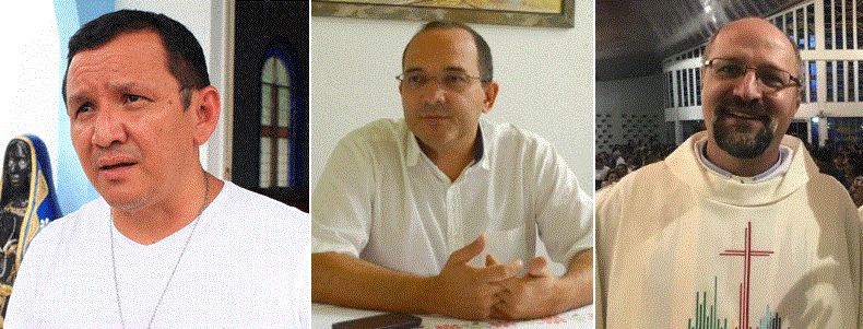 Padres Revislande, Paulo Mota e Lúcio Nicoletto falam sobre Sínodo (Foto:Arquivo Folha)