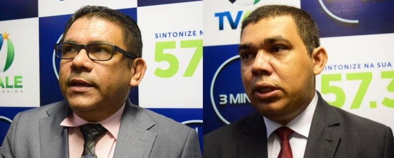 Deputado Nilton de Sindpol e Soldado Sampaio comentaram o posicionamento do governo (Foto: Diane Sampaio/FolhaBV)