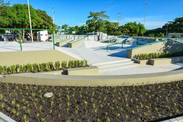 Praça terá pista de skate e espaços para as crianças e os pais interagirem (Foto: Igorh Martins / PMBV)