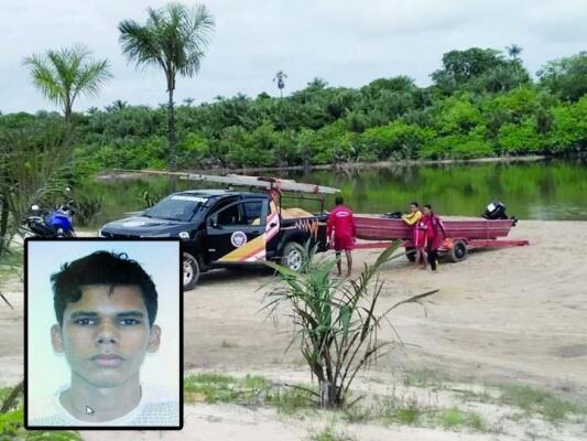 O corpo de Carlos Uivens da Silva Teixeira foi localizado na manhã de ontem (Foto: Divulgação)