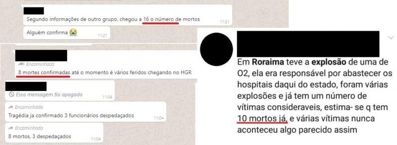 Número de mortos foi o principal assunto de fake news