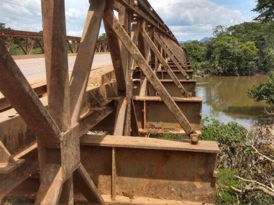 A ponte está a 500 metros da Confiança III, a cerca de 58 km da sede do município (Foto: Divulgação)