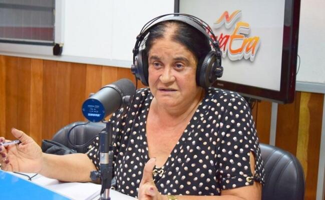 A deputada Aurelina Medeiros, do Podemos, explicou a questão fundiária de Roraima e falou sobre a nova lei de terras (Foto: Diane Sampaio/FolhaBV)