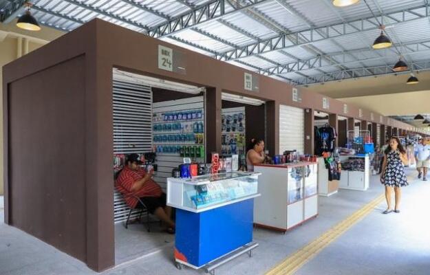 O local está beneficiando diretamente 110 comerciantes, que antes viviam na informalidade (Foto: Semuc/PMBV