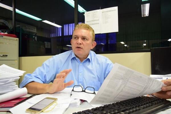 Chefe da Divisão de Arrecadação da Sefaz, Tom Zé Albuquerque (Foto: Diane Sampaio/FolhaBV)