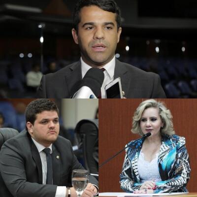 O julgamento atinge os parlamentares Neto Loureiro (PMB), Betânia Medeiros (PV) e Renan Filho (Republicanos) (Fotos: Supcom ALE-RR)