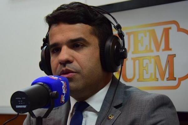 O deputado estadual Renan Filho foi o entrevistado do Quem é Quem (Foto: Diane Sampaio)