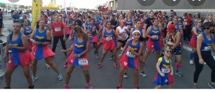 Os corredores terão acesso a um kit de corrida estilizado com o símbolo da heroína (Foto Divulgação)