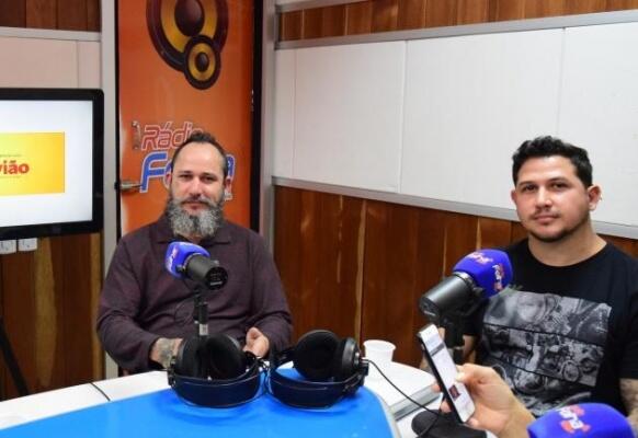 Reginaldo e André Pimenta foram os entrevistados desta quinta-feira (Foto: Diane Sampaio/FolhaBV)