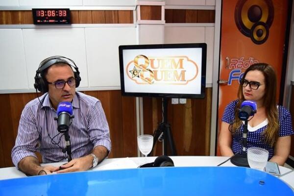 Douglas Maia e Adelma Figueiredo foram os entrevistados desta segunda (Foto: Diane Sampaio/FolhaBV)