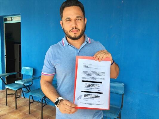 Oziel Araújo Neto foi o único mandatário a votar a favor da paralisação e foi voto vencido (Foto: Bennison de Santana/FolhaBV )