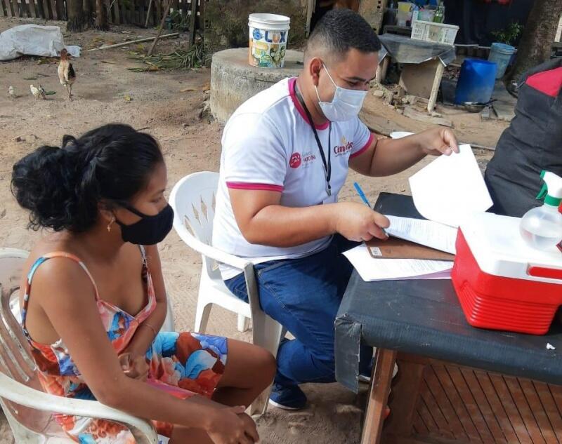 As entrevistas e testes de Covid-19 igG ocorrem nos domicílios de forma gratuita (Foto: Divulgação)