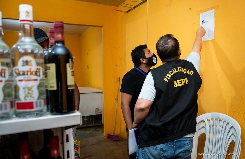 Fiscalização foi intensificada pela Prefeitura (Foto: Semuc PMBV)