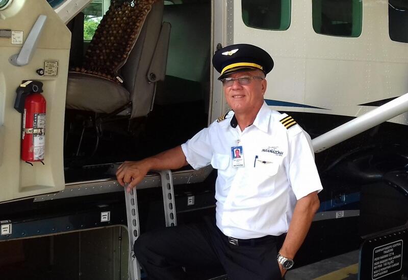 Piloto foi identificado como Liés Carvalho, de 67 anos (Foto: Divulgação)