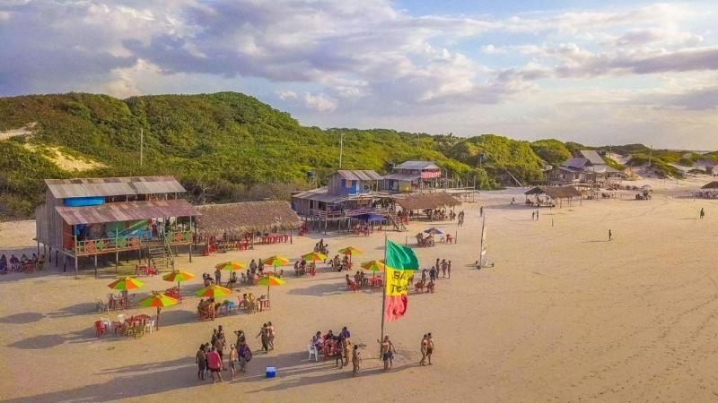 Algodoal é uma das vilas que formam a Ilha de Maiandeua, no município de Maracanã, a nordeste do Pará (Foto: Divulgação)