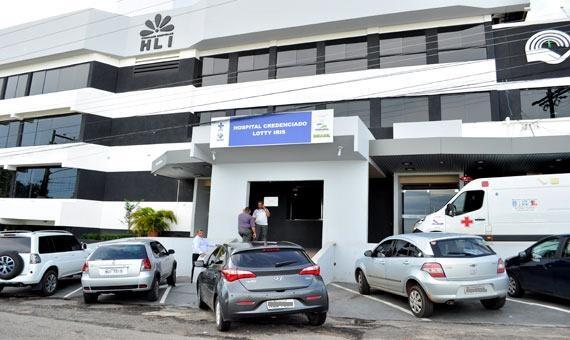 Paciente está internado no Hospital Lotty Iris (Foto: Arquivo FolhaBV)