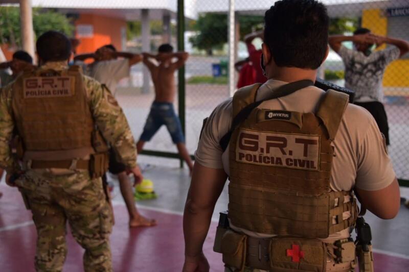 O reforço no policiamento foi realizado nos bairros São Vicente, 13 de setembro e Caimbé (Foto: Divulgação)