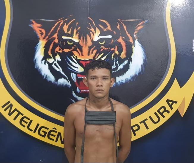 Gefferson Ribeiro Serrão, mais conhecido como Coiote foi conduzido ao 3º DP para as providencias (Foto: Divulgação)