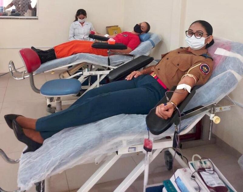 Os pais, amigos, familiares e demais bombeiros militares de Roraima foram convidados a participarem da campanha (Foto: Ascom CBMRR)