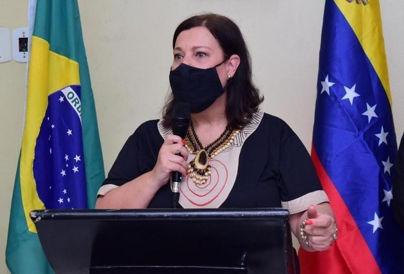 A nota foi assinada pela embaixadora extraordinária e plenipotenciária María Teresa Belandria (Foto: Arquivo FolhaBV)