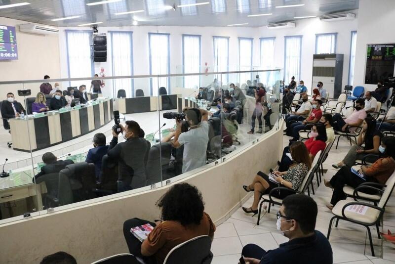 Ao ser colocado para votação em plenário, foi aprovado pelos vereadores por unanimidade (Foto: Diane Sampaio/FolhaBV)