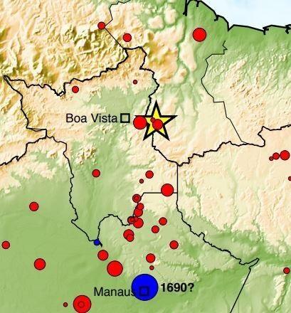 Último terremoto que atingiu Roraima ocorreu em janeiro deste ano (Foto: Centro de Sismologia da USP)