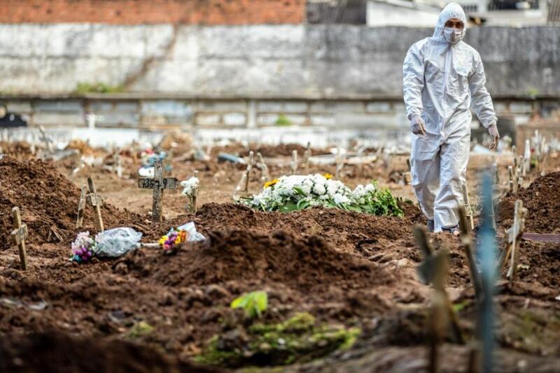 Com isso, o Brasil chega a 321.515 mortes por covid-19 (Foto: Divulgação)