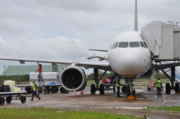 Voo saiu de Boa Vista com destino a Brasília (Foto: Diane Sampaio/FolhaBV)