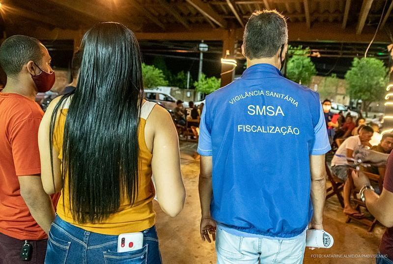 A fiscalização ocorreu no fim de semana (Foto: Semuc/PMBV)
