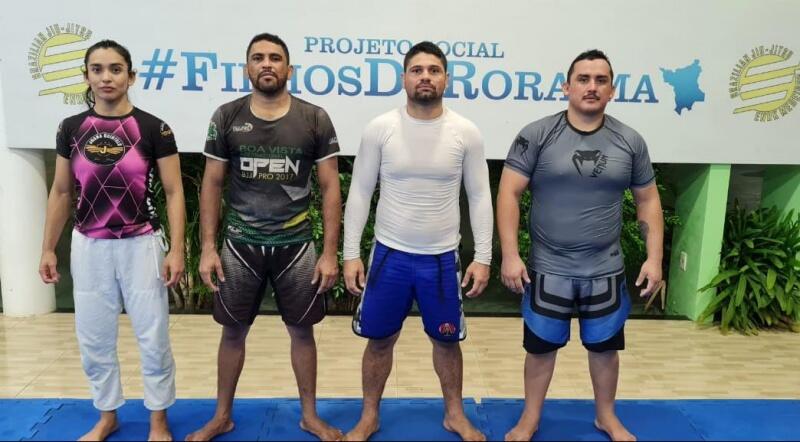 Os lutadores fazem parte da academia Game Fight RR (Foto: Divulgação)