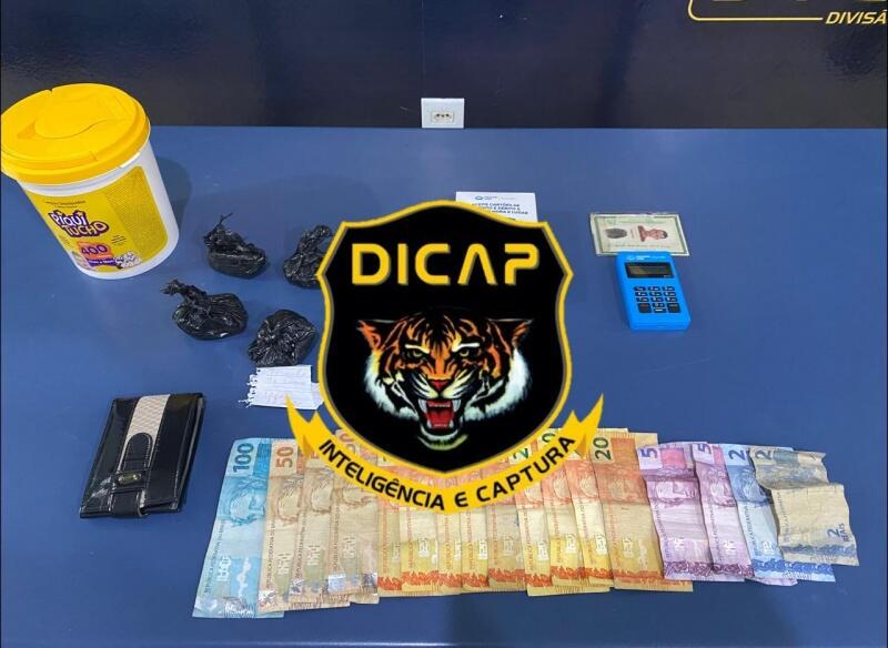 Homem foi apresentado na Central de Flagrantes (Foto: Dicap)