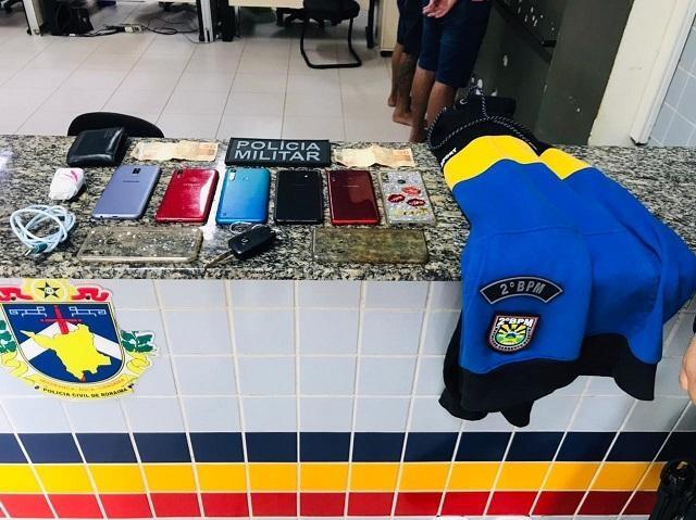 Os homens foram reconhecidos pelas vítimas (Foto: Aldenio Soares)