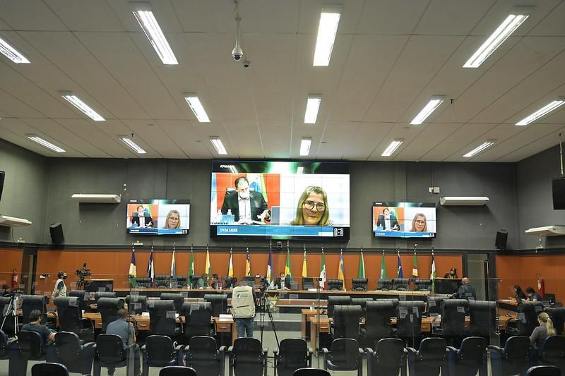 Reunião da CPI da Saúde ocorreu nesta terça-feira (Foto: Supcom ALERR)