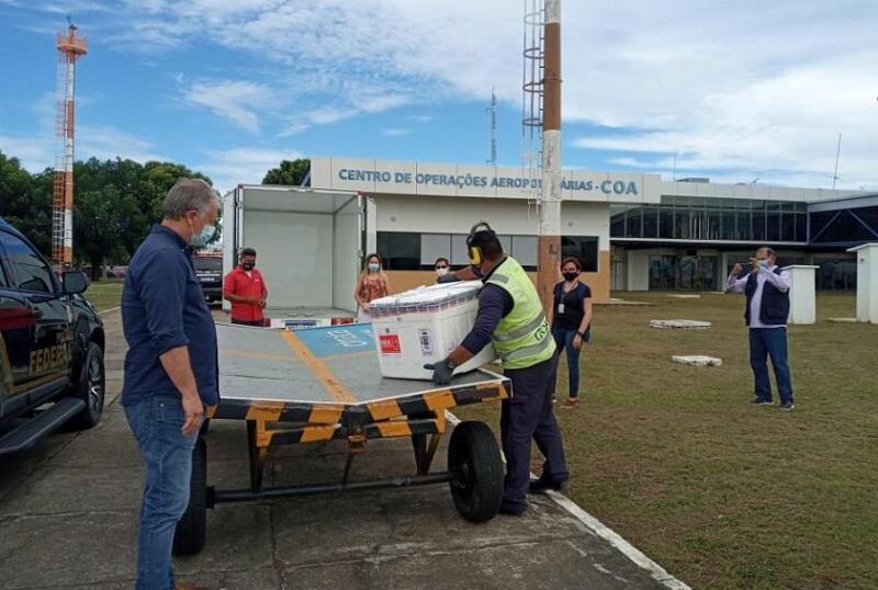 As vacinas são Coronavac, produzidas pelo Instituto Butantan (Foto: Secom-RR)